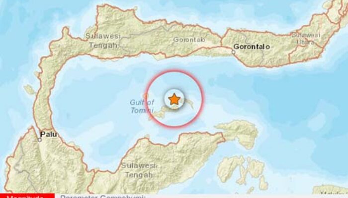 Lagi, Gempa Dangkal Guncang Pohuwato, Gorontalo