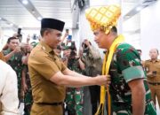 Prosesi Adat Kaili Sambut Kedatangan Pangdam XXIII/Palaka Wira