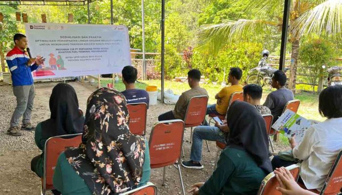 Pertamina dan Komunitas Lokal Bersinergi Olah Limbah Jadi Kompos