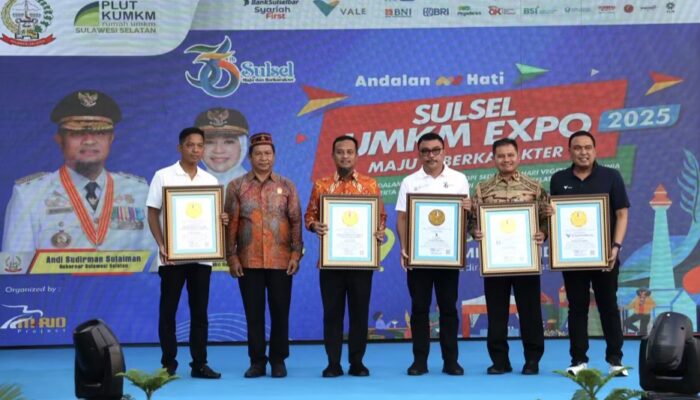 Sulsel Pecahkan Dua Rekor di UMKM Expo 2025