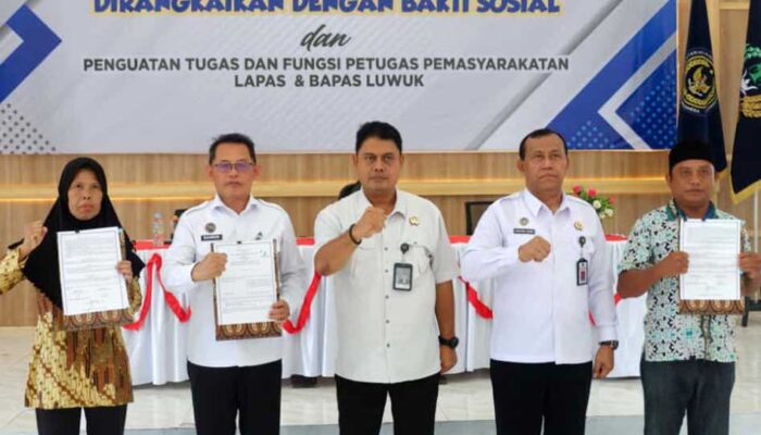 Kanwil Ditjenpas Salurkan Bantuan dan Perkuat UMKM di Luwuk