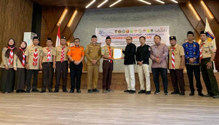 Pemkot Palu Lepas Kontingen Pramuka ke PeranSaka Nasional 2025
