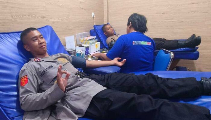 Siswa SPN Labuan Panimba Donor Darah Demi Kemanusiaan