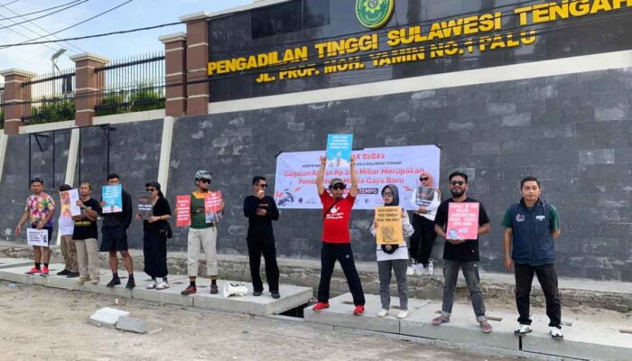 #JurnalisSultengBersamaTempo: Tidak Ada yang Boleh Membungkam Pers
