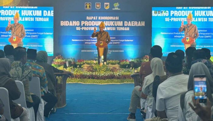 Rakor Produk Hukum di Palu Tekankan Sinkronisasi Kebijakan Pusat–Daerah