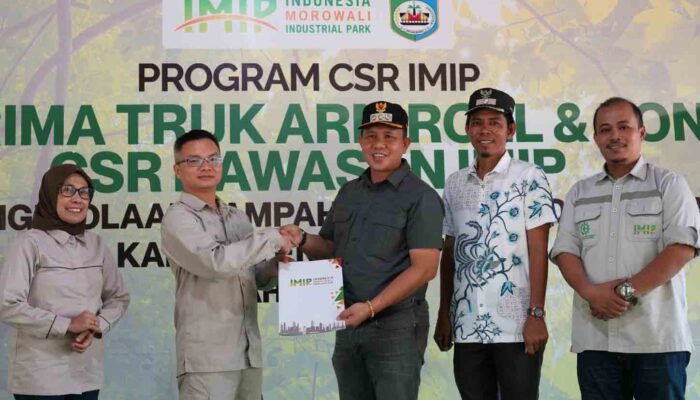 IMIP Perkuat Armada Sampah Dukung Lingkungan Berkelanjutan di Morowali