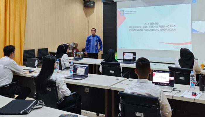 Kemenkum Sulteng Kembangkan SDM Melalui Uji Kompetensi Teknis