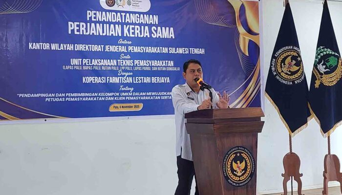 Ditjenpas Sulteng Gandeng Koperasi untuk Kembangkan Wirausaha di Lapas