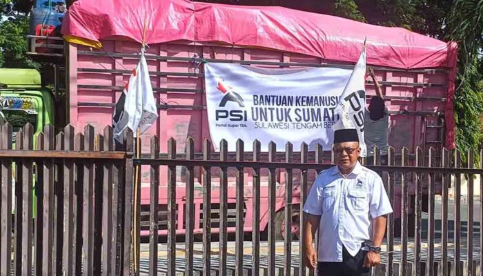 PSI Sulteng Salurkan Bantuan untuk Korban Bencana Aceh-Sumatra