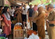 Menjelang Nataru, Pemprov Sulteng Sidak Dua Pasar di Palu