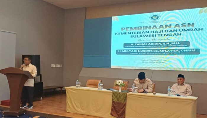 Inspektorat Jenderal Kemenhaj Turun ke Palu Awasi Persiapan Haji 2026