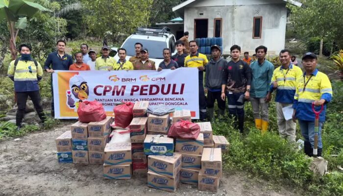 Peduli Bencana Donggala, PT CPM Salurkan Bantuan ke Wilayah Terparah