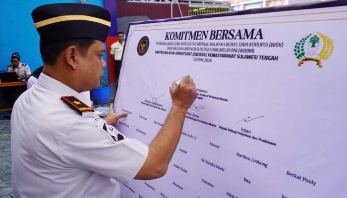 Kanwil Ditjenpas Sulteng Dorong Layanan Bersih dan Transparan