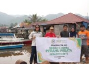 IMIP Perkuat Ekonomi Pesisir Lewat Bantuan Perahu Wisata di Desa Bete-Bete