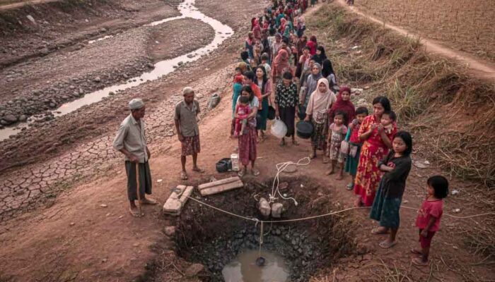 Kekeringan Landa Jono Kalora, Parigi Moutong Ratusan Keluarga Kesulitan Air Bersih