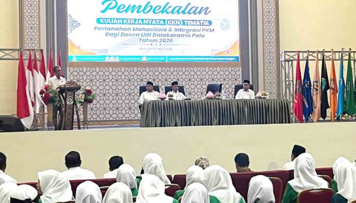 158 Mahasiswa UINDak Palu Terima Pembekalan Sebelum KKN Tematik Pertanahan