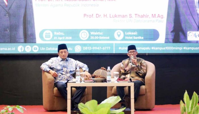 Kunjungi Palu, Menteri Agama Minta UINDak Palu Lahirkan Ilmuan-Cendekiawan