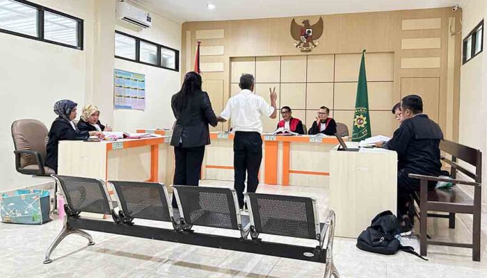Ahli Diskominfosantik Palu Beri Keterangan di Sidang ITE