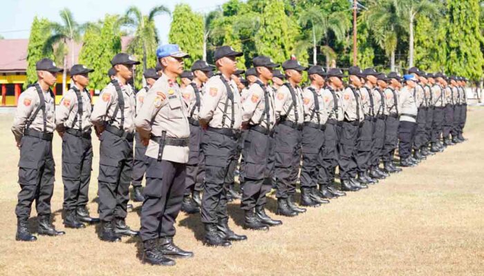 Polda Sulteng Didik 51 Calon Bintara Baru Berkemampuan SPKT
