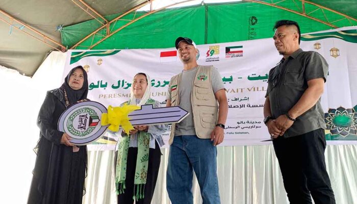 125 Unit Huntap dari Kerajaan Kuwait di Palu Mulai Dihuni