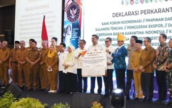 Barantin Canangkan Gerakan 1.000 Eksportir, Genjot UMKM Sulteng Tembus Pasar Global