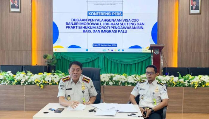 Tepis Isu Penyimpangan Visa C20 TKA Morowali, Imigrasi Palu Tegaskan Pengawasan Tetap Ketat