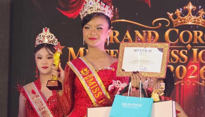 Cinta Reseky Maharani Raih Gelar Miss Icon Pre-Teen Sulteng 2026