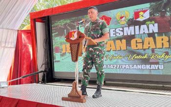 Bantu Mobilitas Warga, Pangdam Resmikan Jembatan Garuda di Pasangkayu