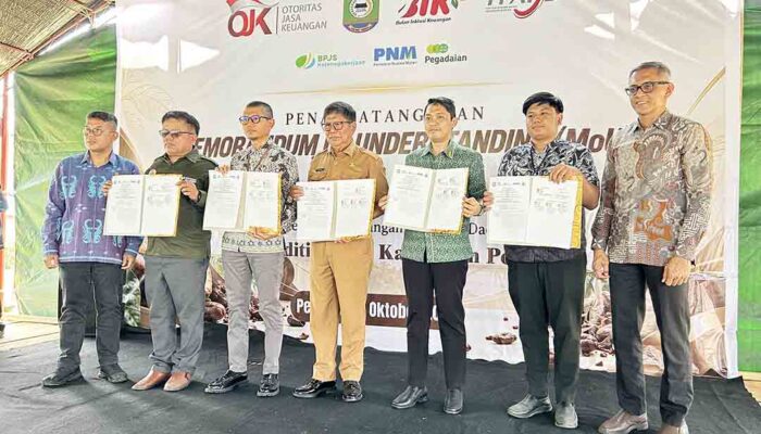 OJK Sulteng Berhasil Bangun Ekosistem Pertanian Mandiri di Poso