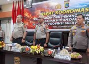 Rakor Karhutla Sulteng: Patroli Diperkuat, Pelaku Karhutla Ditindak Tegas