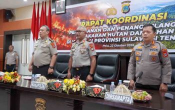Rakor Karhutla Sulteng: Patroli Diperkuat, Pelaku Karhutla Ditindak Tegas